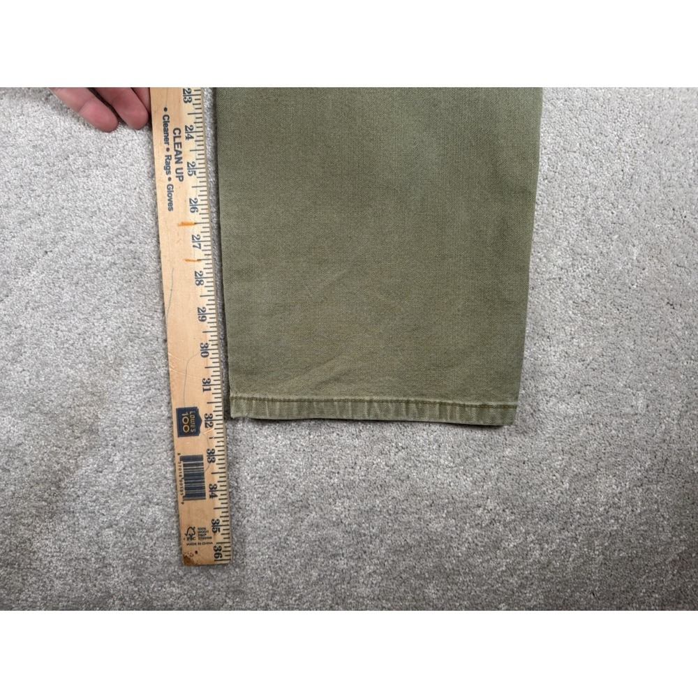 Lucky Brand 221 Original Straight Pants Mens 36x32 Olive‎ Green Casual Stretch - Picture 11 of 12